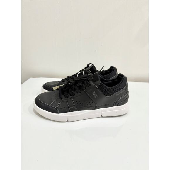 On Art The Roger Federer Clubhouse Tennis Sneaker Shoes Black Women's Size 8 - Picture 5 of 7